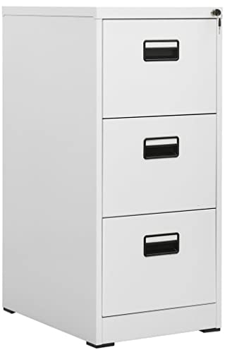 vidaXL Aktenschrank Hellgrau 46x62x102,5cm Stahl Büroschrank Stahlschrank