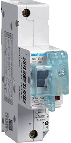 Hager HTN116E SLS-Schalter E 16A 1-pol.