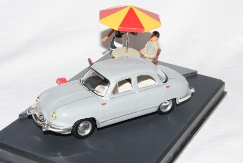 ALTAYA BY IXO Panhard Dyna Z Grau Diorama Cafe 1/43 Modellauto Modell Auto Sonderangebot