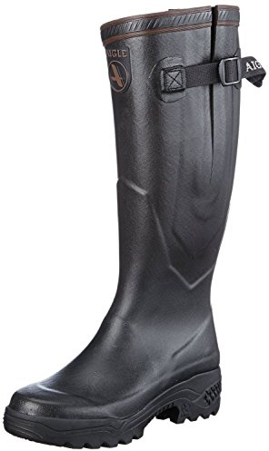 Aigle PARCOURS 2 VAR – Herren-Gummistiefel | Ermüdungsfrei, wadenhoch mit verstellbarem Riemen | Ideal für Jagd, Arbeit und Landwirtschaft | 100 % wasserdicht