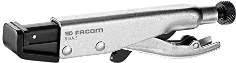 FACOM 518A.5 Pinces-Étaux pour carrosserie, Argent, 2,5 x 19,5 cm