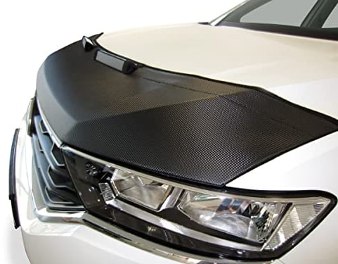 Carbon Optik AB-00729 Auto Bra kompatibel mit VW Tiguan Bj. 2007-2016 Haubenbra Steinschlagschutz Tuning Bonnet Bra
