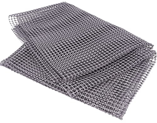 cartrend Anti-Rutsch-Matte, 100 x 120 cm, rutschhemmend, doppelseitig beschichtet, für PKW, Boot und Werkstatt, individuell zuschneidbar, Schwarz