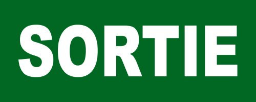 Outifrance - Panneau signalisation sortie'