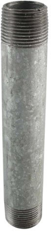 LDR Industries 351 3X4 Galvanized Pipe Nipple, 3 x 4, 3-Inch X 4-Inch, No Color