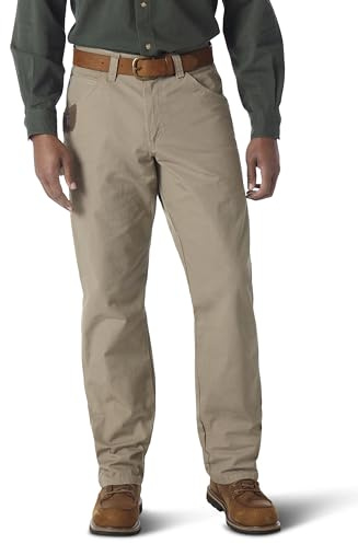 Wrangler Riggs Workwear mens Technician Work Utility Pants, Dark Khaki, 40W x 30L US