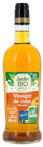 Jardin BiO étic - Vinaigre de cidre - 75cl - Lot de 3