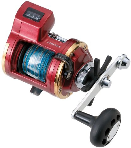 Pro Marine Checker Fun, Boot, Tiefenzähler, Angelrollen mit PE Schnur #4-150 m CH800PE