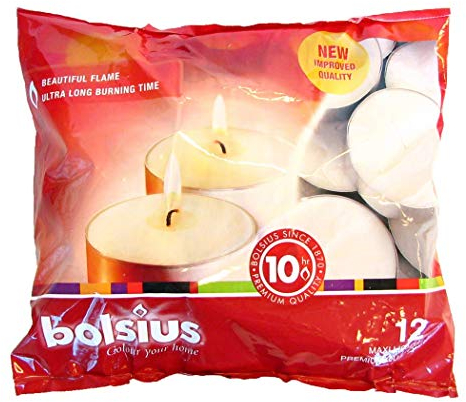 Bolsius Maxi Tealights - 60mm Pack 12