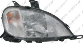 Prasco - ME8204913 - Mercedes - ML Class (W163) - Mod. 09/98-12/01 - Scheinwerfer Rechts-H1+H3+H7-Mit Lwr-Mit Motor