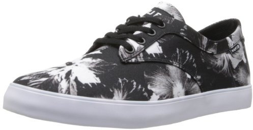 HUF Herren Sutter Skate Schuh, Schwarz (Black floral), 45 EU