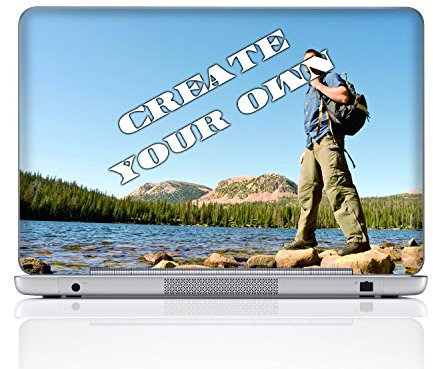 Meffort Inc Personalized Laptop Notebook Skin Sticker Cover Art Decal, Customize with Your Artwork (17 Inch, Customized)