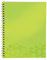 Leitz 46430064 Kollegblock WOW Get Organised, A4, PP, kariert, grün metallic