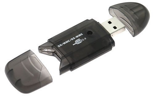 [3 Pack] eTECH Collection USB 2.0 SD/SDHC Memory Card Reader/Writer - support SanDisk Kingston 32GB 16GB 8GB 4GB 2GB SDHC, SD, MMC, Ultra & Extreme SDHC (Card Reader ONLY, NOT for SDXC) (Black)