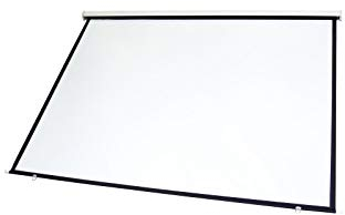 EUROLITE Projektionsleinwand 16:9,300cmx168cm | Handauszugs-Bildwand mit Springrollo