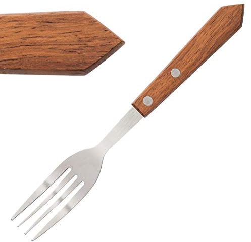 Olympia steakvork met houten heft (Box 12)