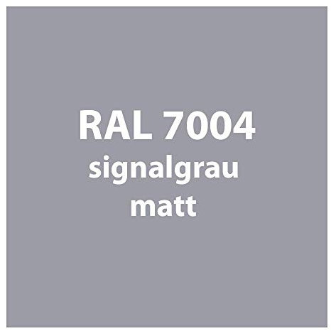 Streichlack Streich Lack Farbe 1K * Premium Qualität * 1 Liter (RAL 7004 signal-grau matt)