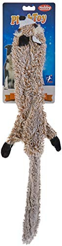 Nobby Plüsch Waschbär flach für Hunde, 61 cm, 1 Stück