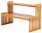 Estante para Plantas de 2 Niveles para Interior | Soportes para Plantas de Mesa,Soporte de Estante de Flores de Escritorio para Interiores y Exteriores, hogar, Patio, césped, jardín, balcón, Generic