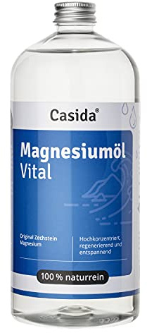 Magnesiumöl Vital 1000ml / 1 Liter - Original Zechstein Magnesium Öl aus der Apotheke - Ideal zum Nachfüllen von Magnesiumspray