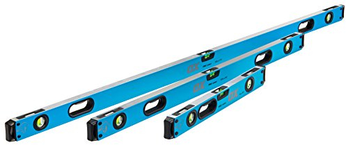 OX Pro Level Bag with 1800mm, 1200mm & 600mm Pro Levels, Black/Blue