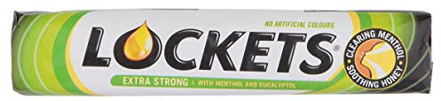 Lockets Extra Strong Menthol Throat Lozenges Bulk Multipack Box, 20x41g | Extra Strong Menthol Flavour, Soothing Liquid Centre, Bulk Throat Lozenges, Soothing Multipack, Ideal for Winter Essentials
