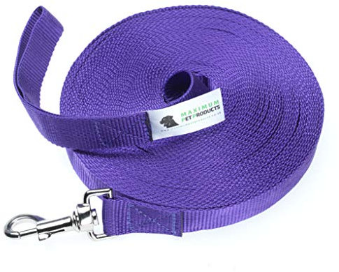 Maximum Pet Products Hundeleine, 20 m, Violett