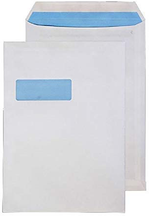 Blake Purely Everyday C4 324 x 229 mm 90 gsm Self Seal Window Envelopes (12892/25 PR) White - Pack of 25