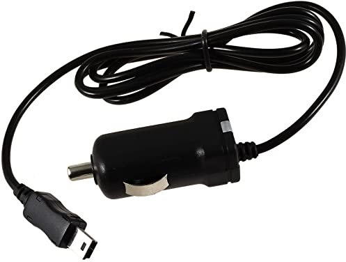 akku-net KfZ-Ladekabel mit integr. TMC-Antenne 12-24V für Becker Traffic Assist Z215 mit Mini-USB, 12-24V