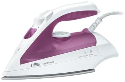Braun TS320C Fer à repasser avec Réservoir Blanc/Violet 2000 W