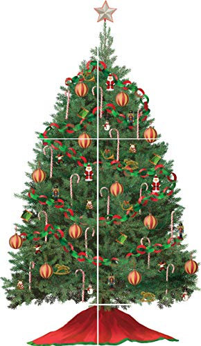 RoomMates Wandsticker Children'einen Tannenbaum s, Mehrfarbig, Farbe