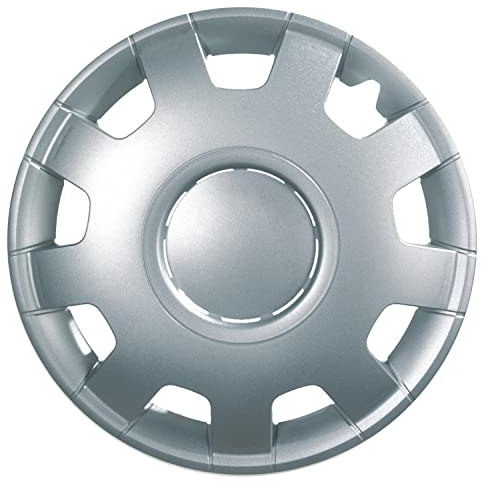 Albrecht 14 Zoll Radkappen silber für Stahlfelgen - Alfa Radzierblenden aus hochwertigem Kunststoff - Langlebige Radblenden in originaler Albrecht Verpackung - Made in EU