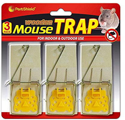 Wooden Mouse Trap 3pk