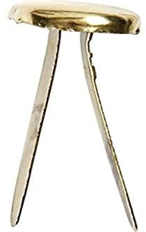 Papierbinder, L: 20 mm, gold, 70 Stück
