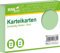 RNK 114765 - Karteikarten blanko grün, DIN A6, 1 Packung à 100 Karten
