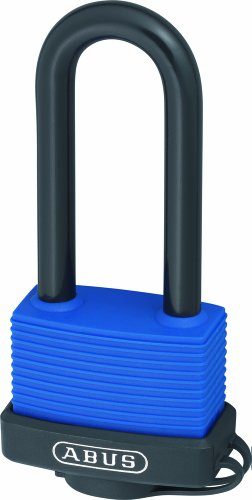 ABUS Vorhängeschloss Aqua Safe 70IB/45HB63 gl.6402 - gleichschließend und hoher Bügel - wetterfest - Edelstahlbügel für extra Korrosionsschutz - Kunststoffummantelung - ABUS-Sicherheitslevel 5