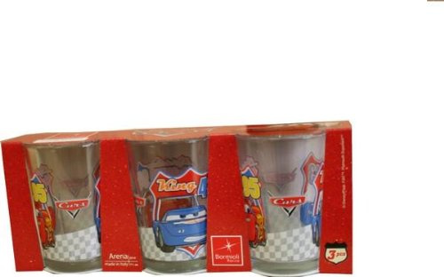 CARS Disney - Lot de 3 verres Cars