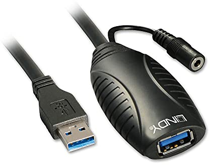 LINDY Rallonge Active USB 3.0 10m Noir 43156