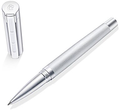 STAEDTLER Initium Metallum Tintenroller, Aluminium, M, schwarz, Made in Germany, mit edler Geschenkverpackung, 9PMM240M-9