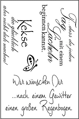 Clear Stamps Wir wünschen Dir, 5-teilig
