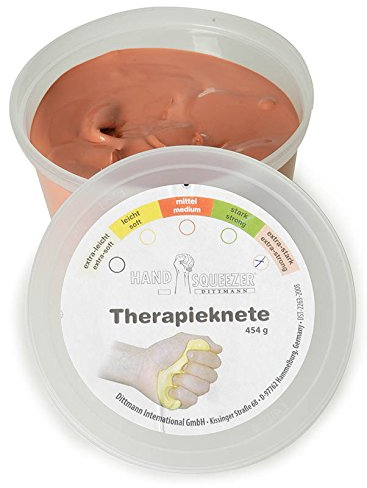 Therapieknete 453 g Physiotherapie Training Knete extrastark - terra