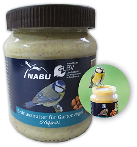 Gärtner Pötschke Erdnussbutter für Vögel, Original 330g-Glas