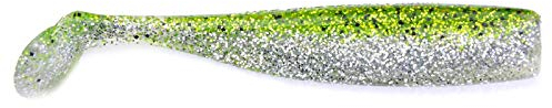 Lunker City Shaker Gummifisch - 8,3cm Chartreuse Ice