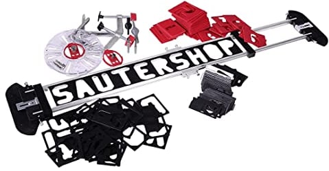 Milescraft 1262 – Schilderherstellungsset für HM-bestückte Fräser, mit Buchstaben und Zahlen.