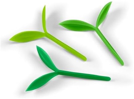 Genuine Fred Sprout Little Green Bookmarks, Set of 6