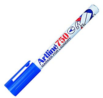 Artline Ek750 Marker for Laundry - Blue
