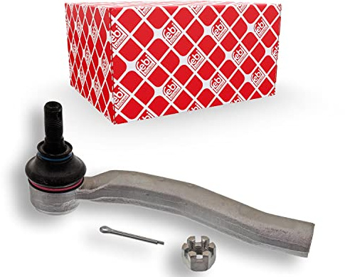 febi bilstein 43222 Spurstangenendstück mit Kronenmutter und Splint, 1 Stück