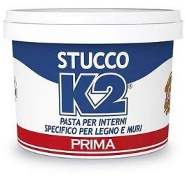Stucco in Pasta K2 1 KG colore Bianco Speciale per legno e muri - Uso interno | Uso interno