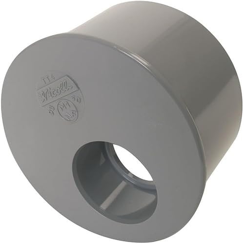 tampon de réduction - mâle / femelle - simple - diamètre 110 / 100 mm - nicoll v10
