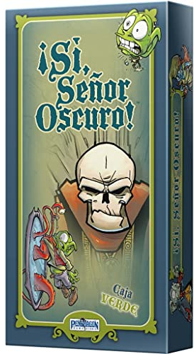 Pendragon Game Studio | ¡Sí, Señor Oscuro! Caja Verde | Juego para Fiestas Repleto de Risas y Diversión | A Partir de 8 Años | De 4 a 6 Jugadores | 20-30 Minutos por Partida | Español